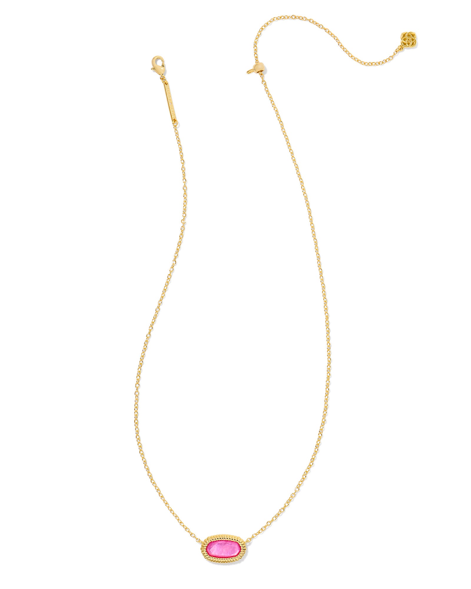 KENDRA SCOTT: ELISA RIDGE FRAMED PENDANT NECKLACE