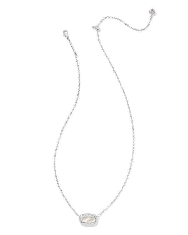 KENDRA SCOTT: ELISA RIDGE FRAMED PENDANT NECKLACE