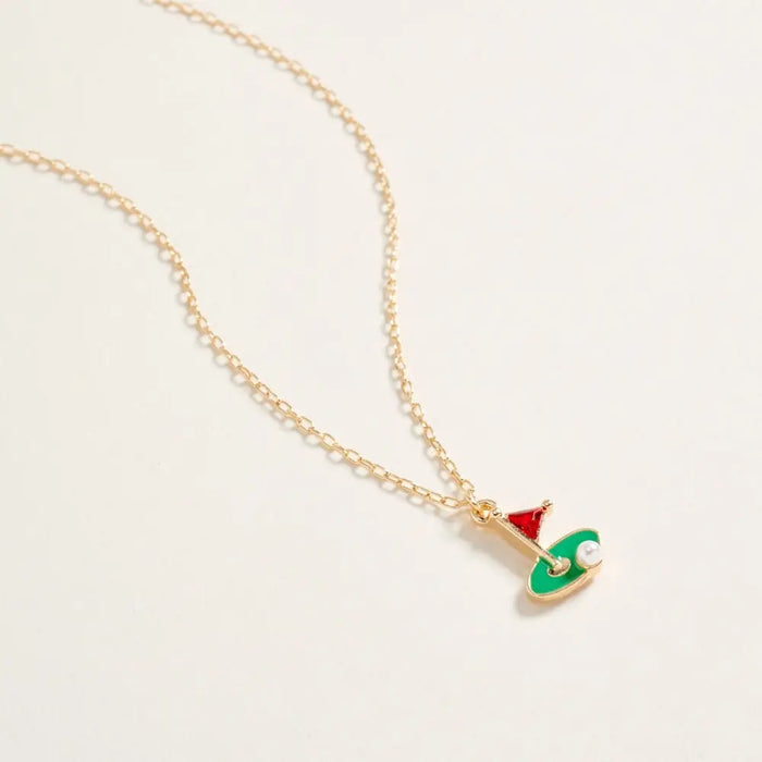 GOLF FLAG NECKLACE