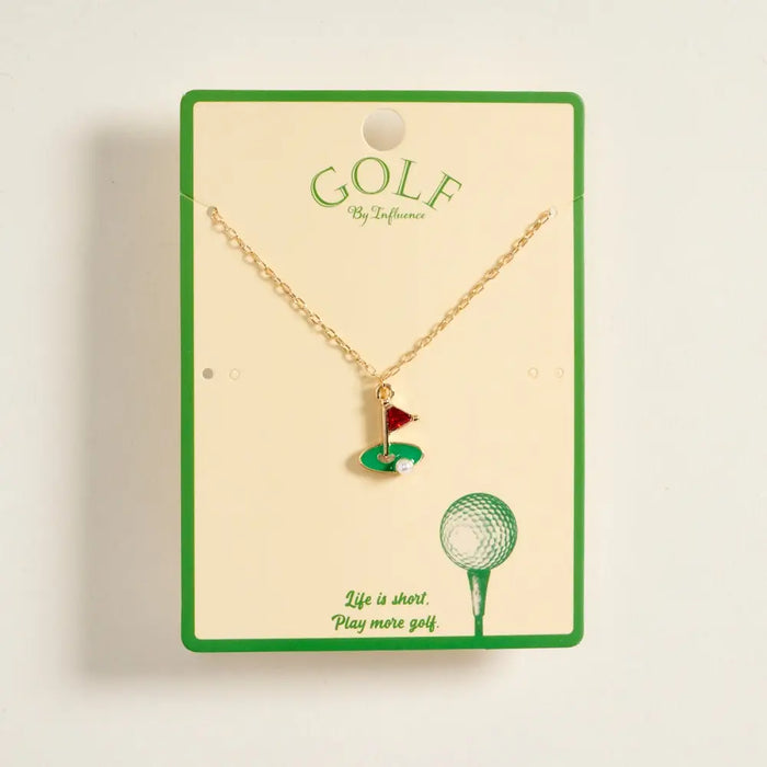 GOLF FLAG NECKLACE