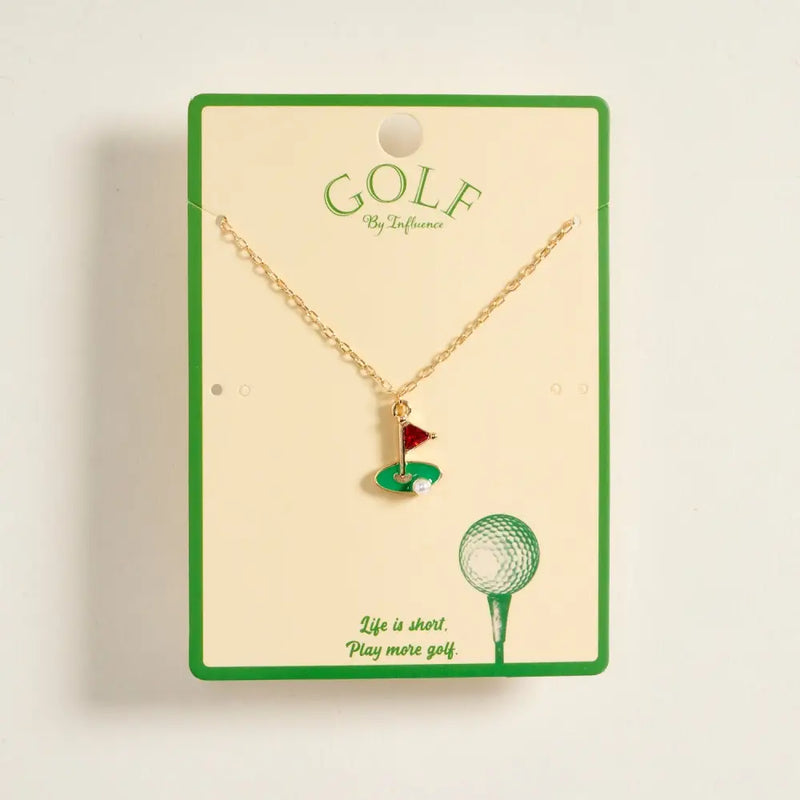 GOLF FLAG NECKLACE