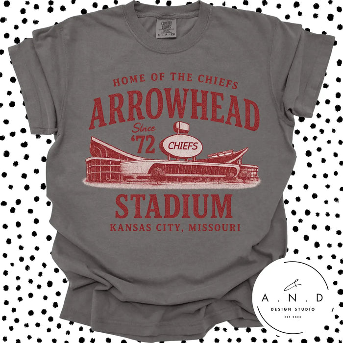 ARROWHEAD STADIUM TEE- 2 COLORS
