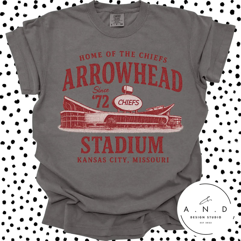 ARROWHEAD STADIUM TEE- 2 COLORS