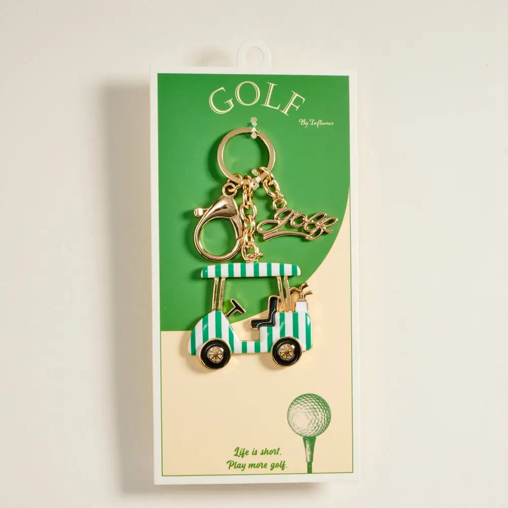 GOLF CART KEYCHAIN