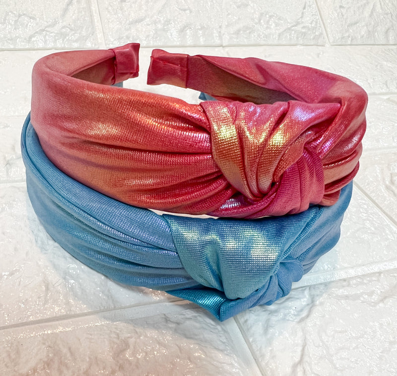 IRIDESCENT KNOTTED HEADBAND