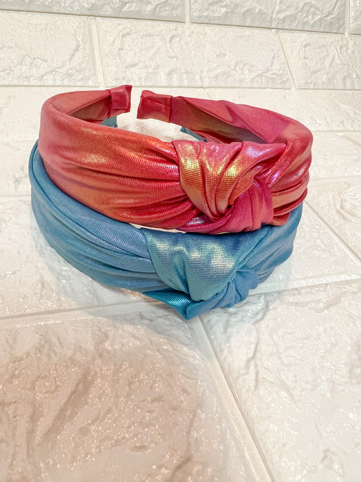 IRIDESCENT KNOTTED HEADBAND