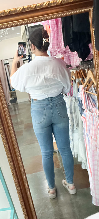 TUMMY CONTROL SKINNY JEANS