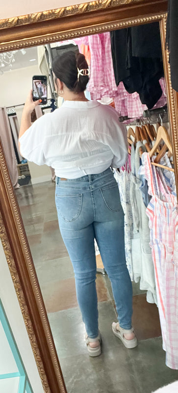 TUMMY CONTROL SKINNY JEANS