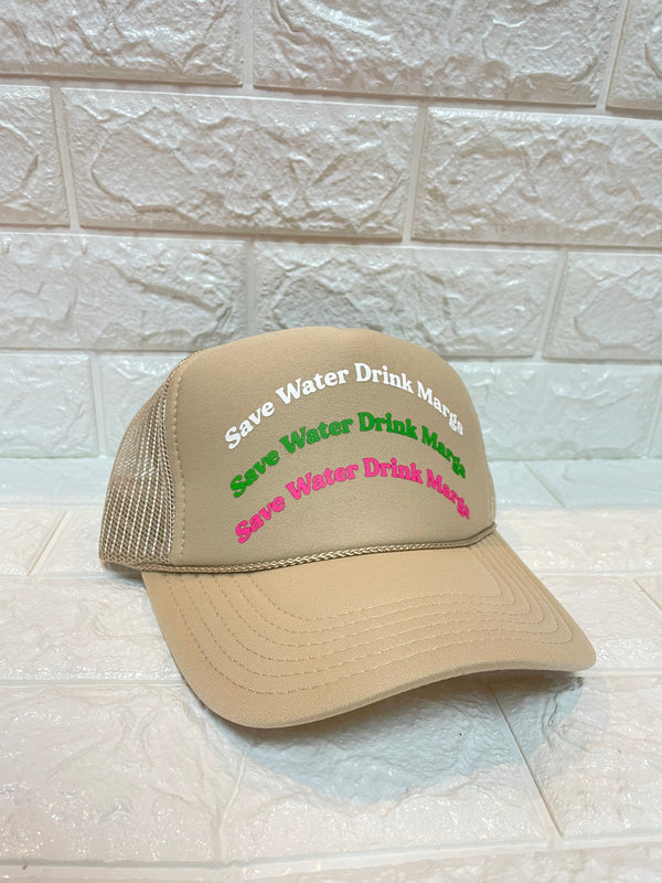SAVE WATER TRUCKER HAT