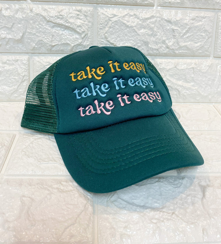 TAKE IT EASY TRUCKER HAT