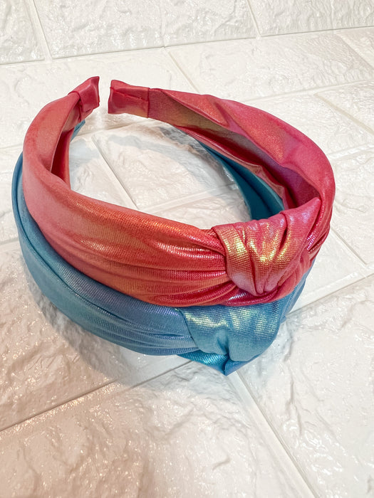 IRIDESCENT KNOTTED HEADBAND