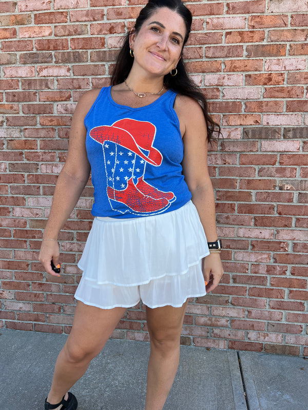AMERICAN BOOTS TANK TOP