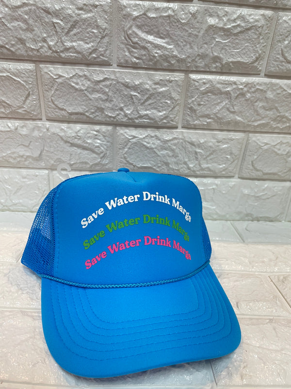 SAVE WATER TRUCKER HAT