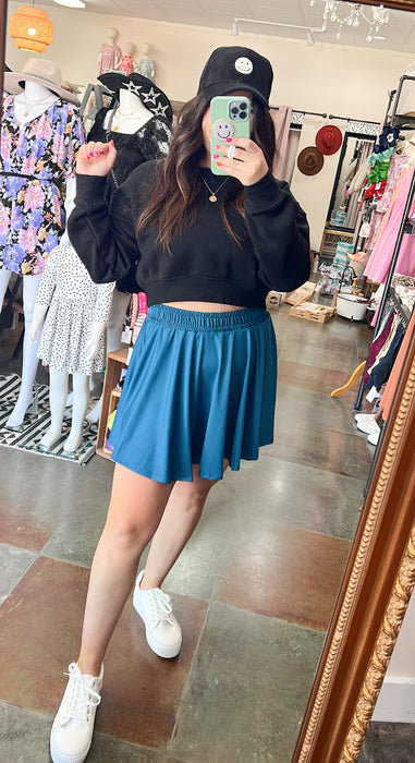 COMFY CHIC SKIRT- 2 COLORS