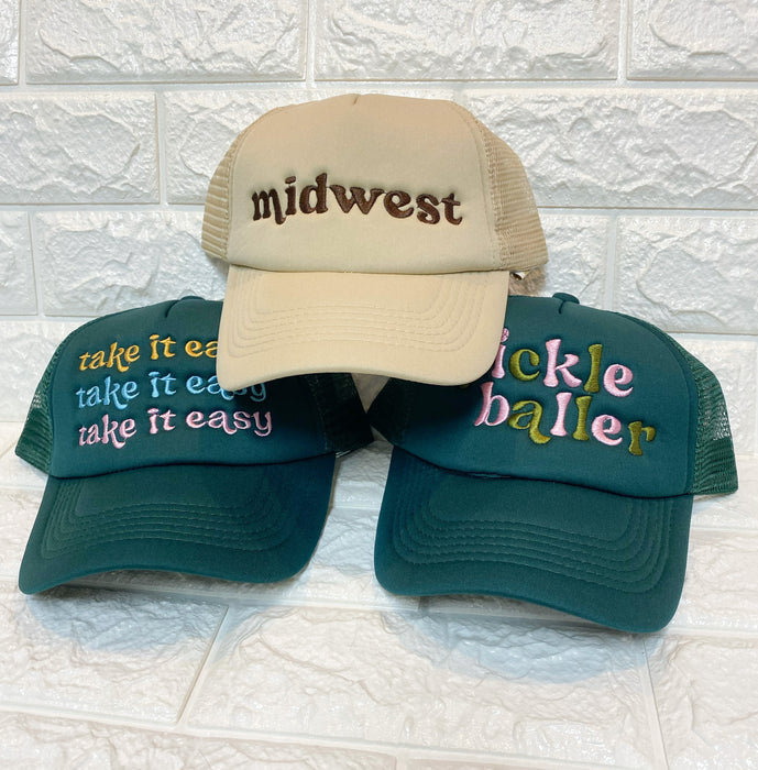 TAKE IT EASY TRUCKER HAT
