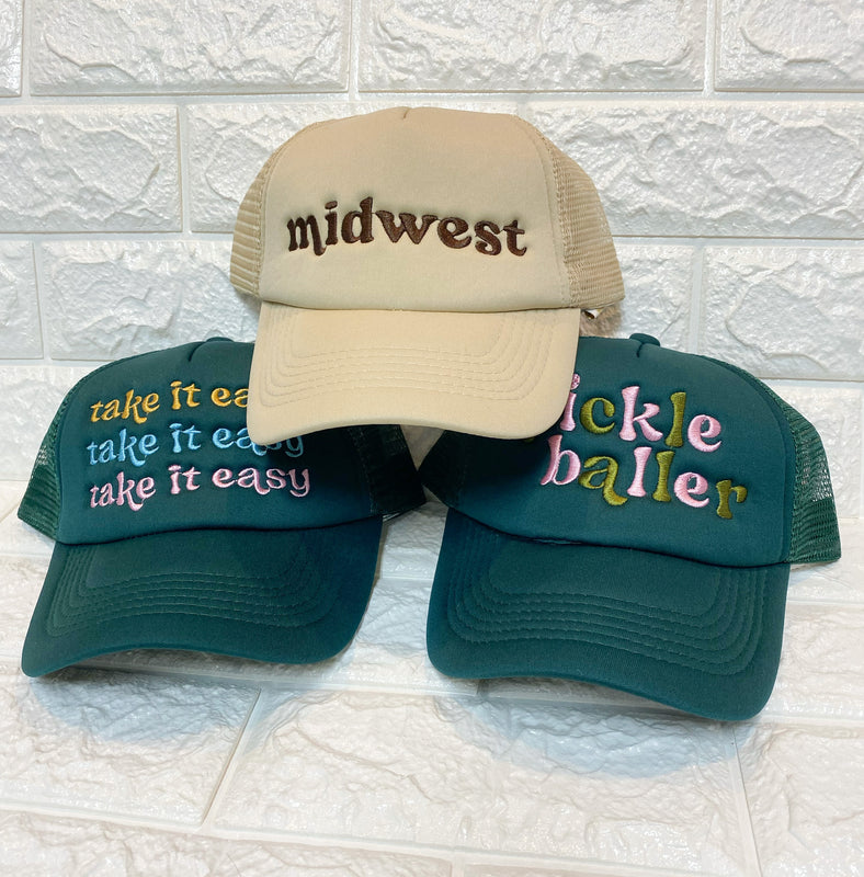 TAKE IT EASY TRUCKER HAT
