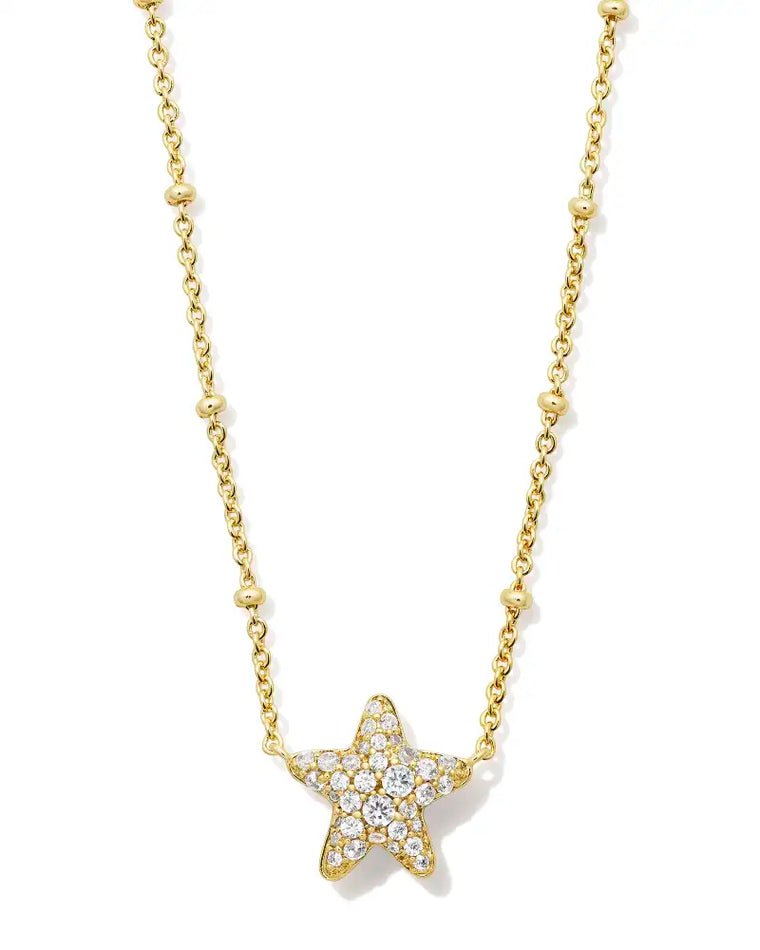 KENDRA SCOTT: JAE STAR PAVE NECKLACE