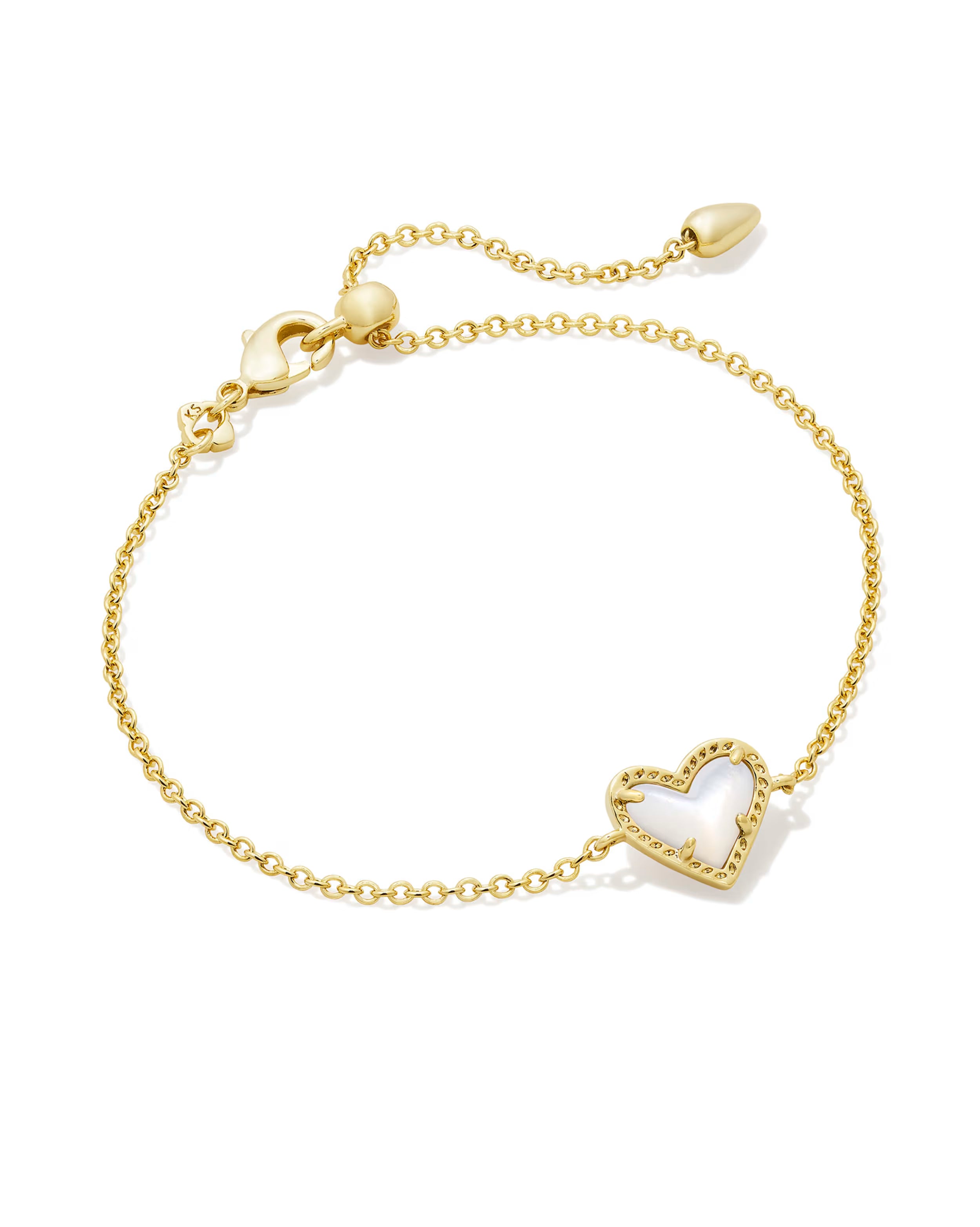 KENDRA SCOTT: ARI HEART DELICATE BRACELET