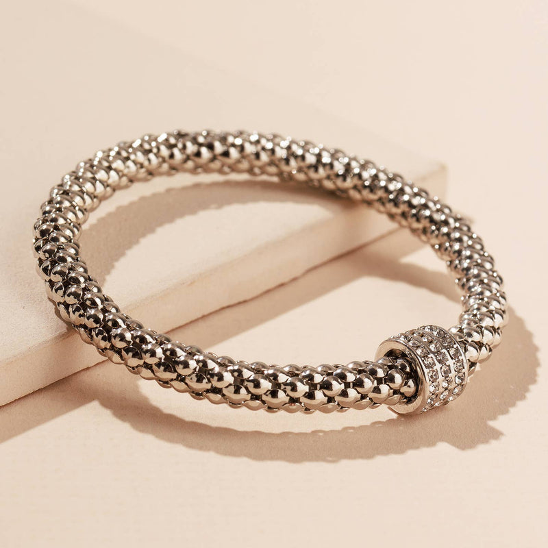 TEXTURED PAVE BRACELET
