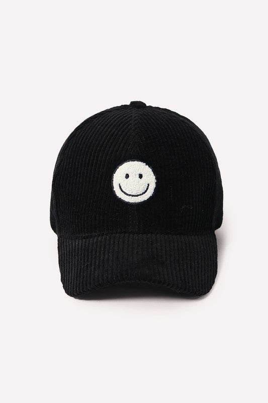 CORDUROY SMILEY HAT
