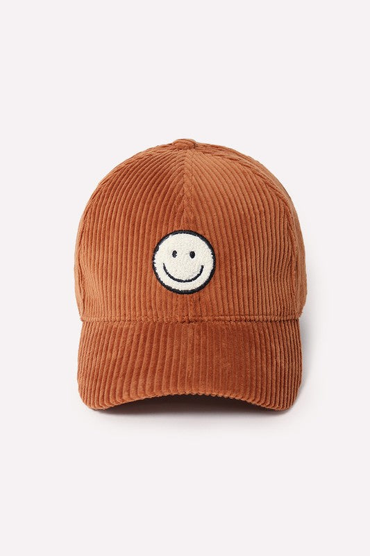 CORDUROY SMILEY HAT