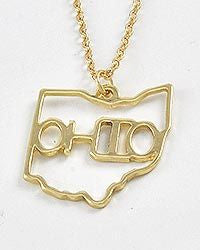 OHIO STATE LOVE NECKLACE