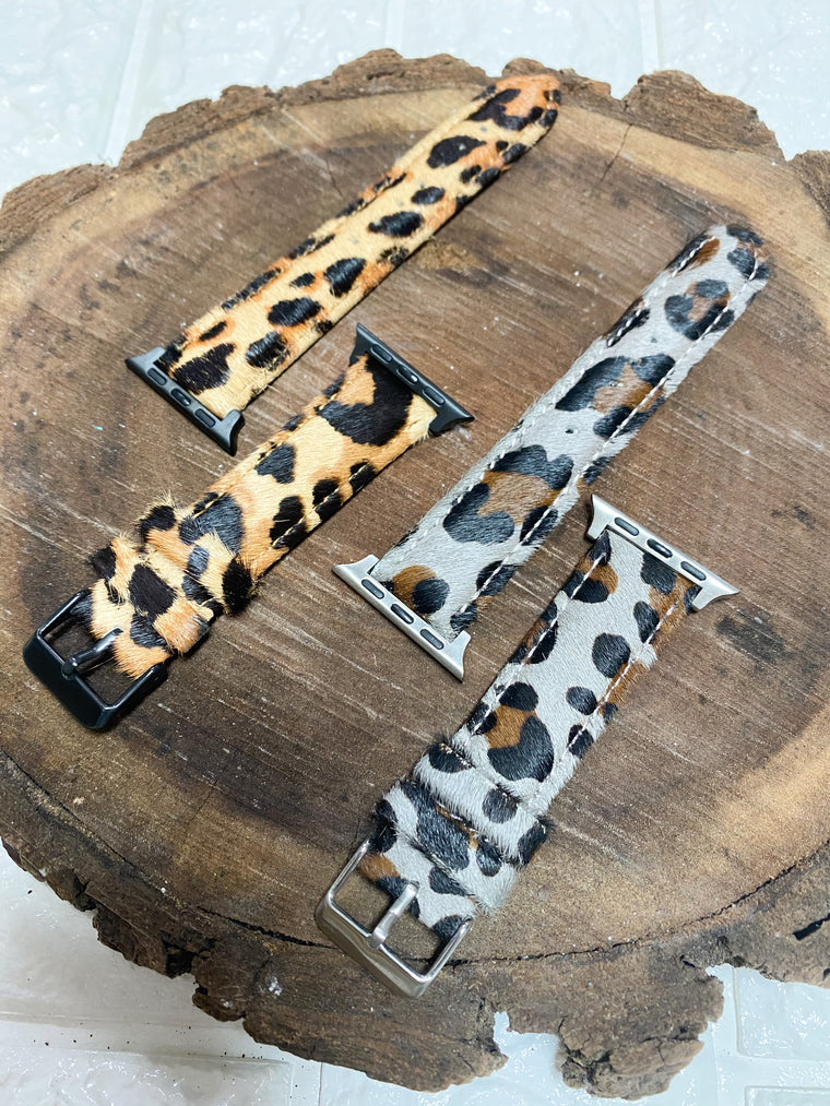 FUR LEOPARD WATCH BAND