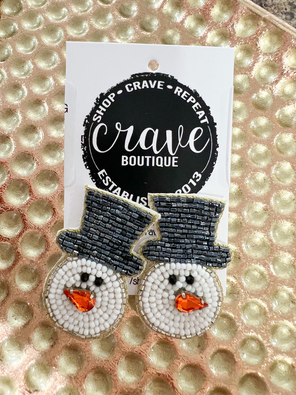 FROSTY BEADED EARRING