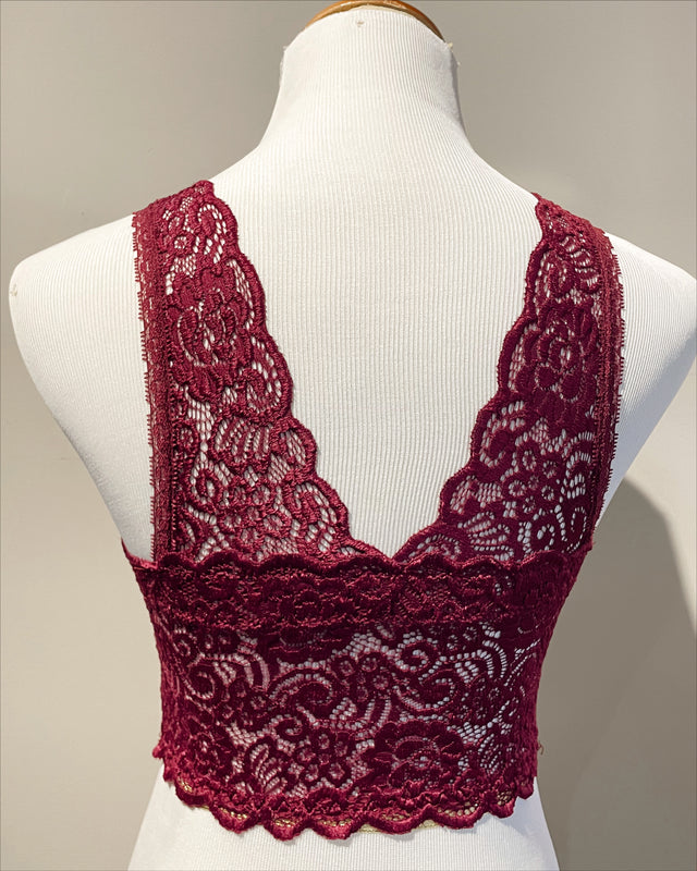 FLORAL LACE BRALETTE