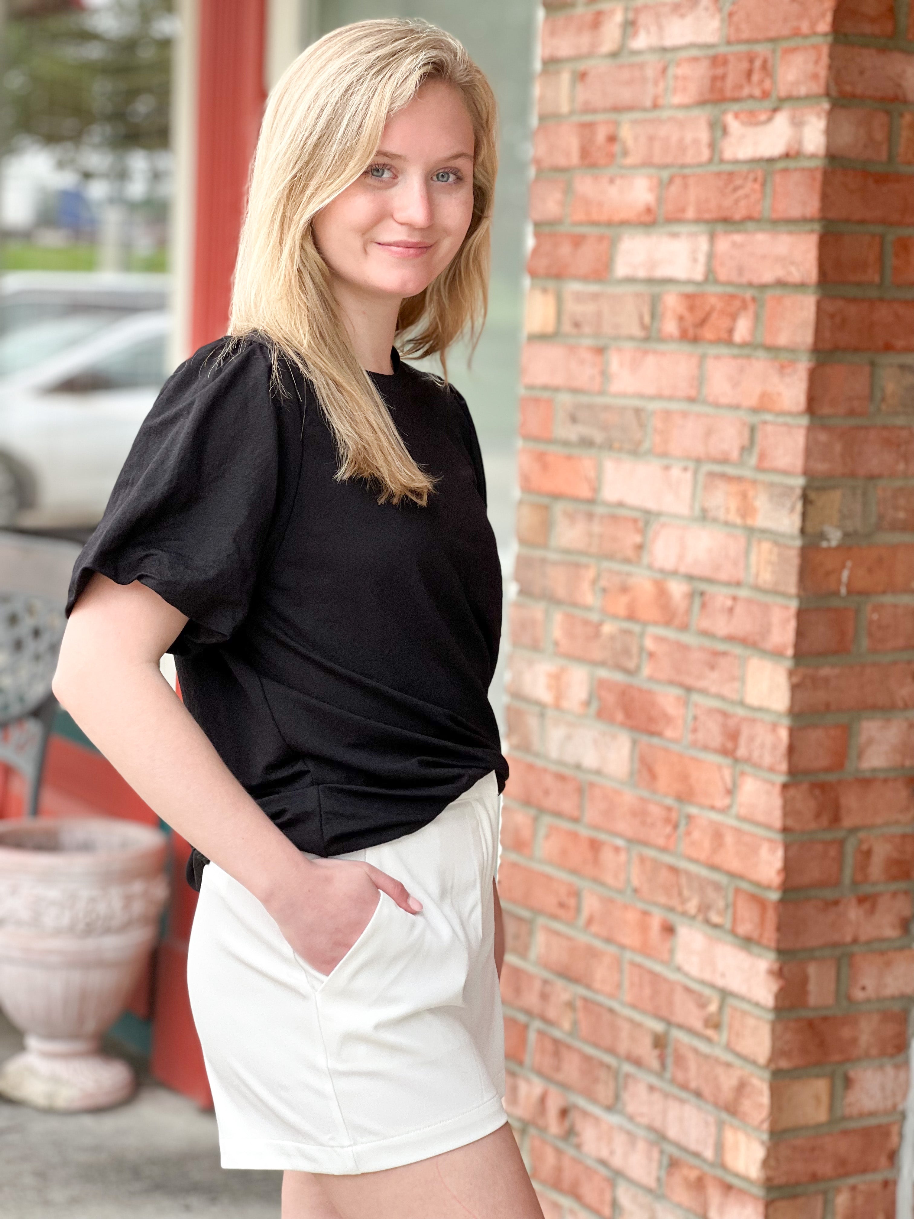 TAILORED SHORTS- 3 COLORS
