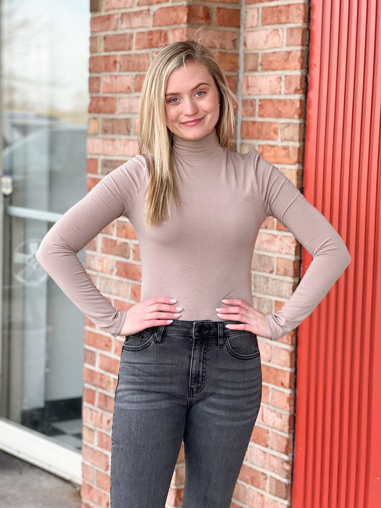 MOCK NECK BODYSUIT