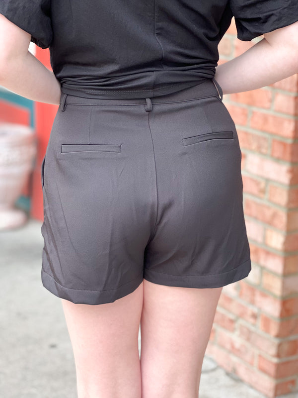 TAILORED SHORTS- 3 COLORS