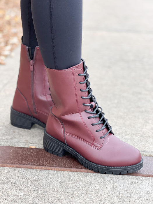 TRESSA COMBAT BOOT- 3 COLORS