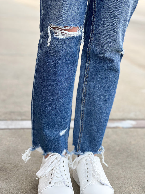 90S VINTAGE STRAIGHT JEANS