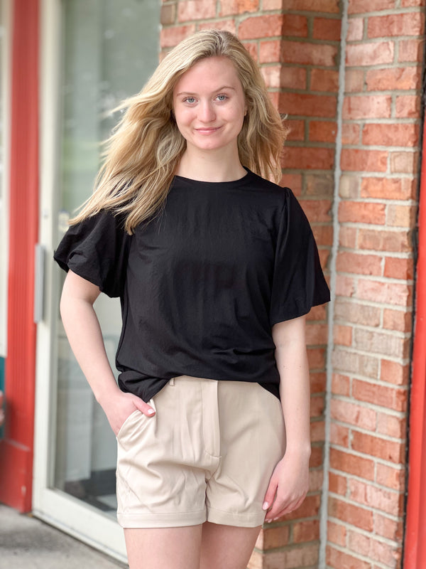 TAILORED SHORTS- 3 COLORS