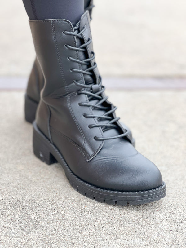 TRESSA COMBAT BOOT- 3 COLORS