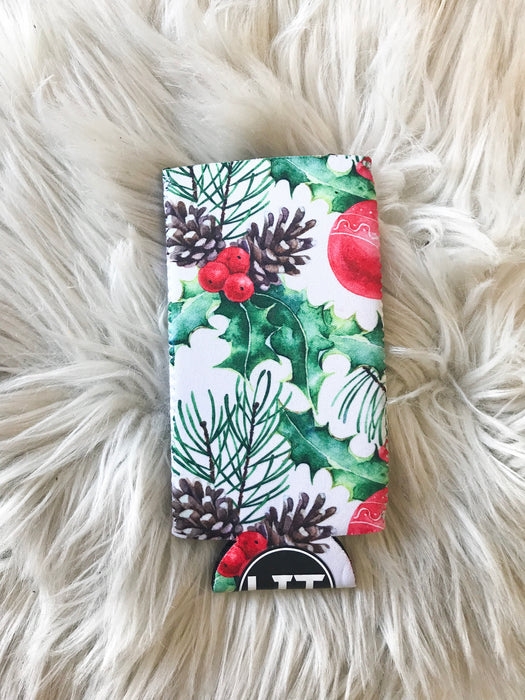HOLIDAY SLIM CAN COOLER- 4 DESIGNS