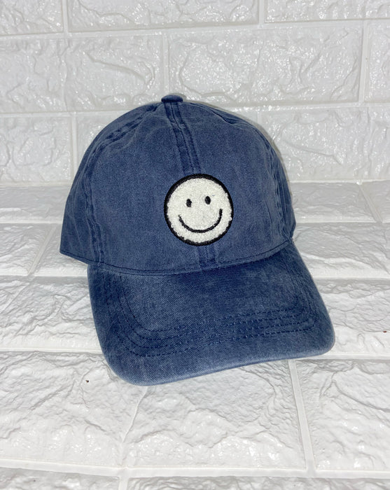 SMILEY PATCH BASEBALL HAT