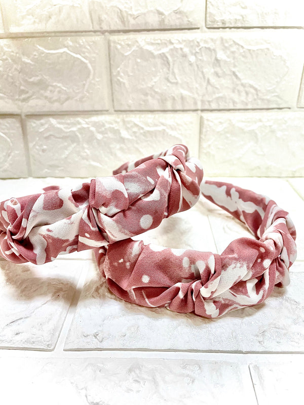 BLUSH ROUCHED HEADBAND