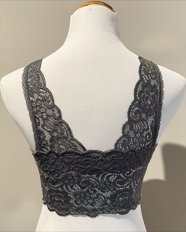 FLORAL LACE BRALETTE