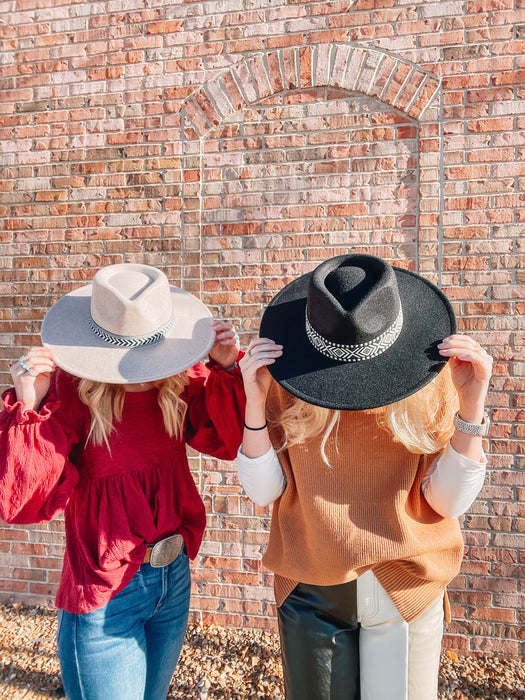 PATTERN BAND HAT