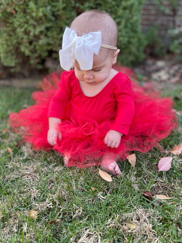 RED TUTU LEOTARD