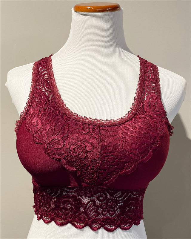 FLORAL LACE BRALETTE