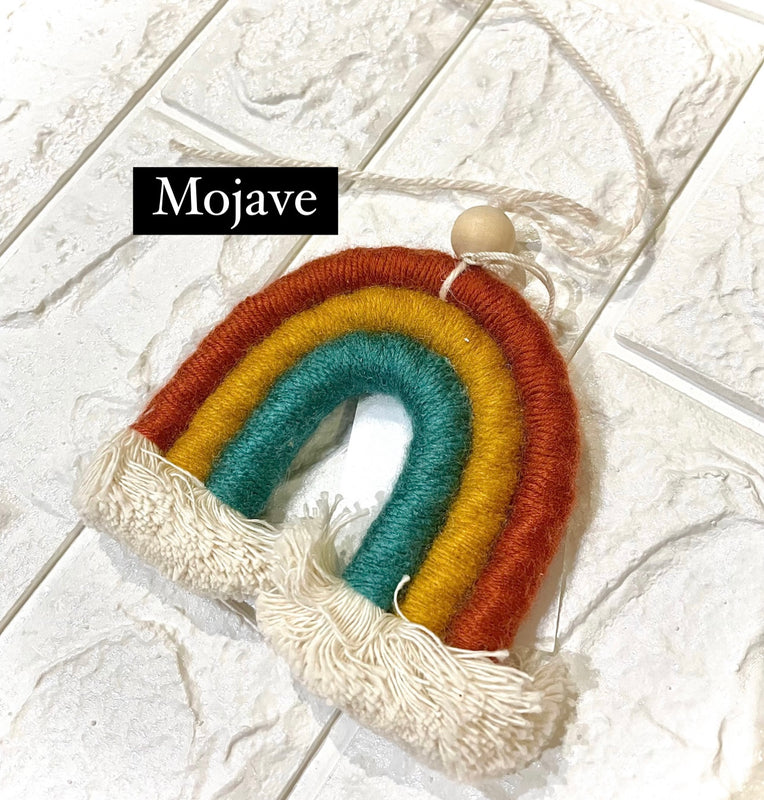MACRAME RAINBOW WINDOW CHARM