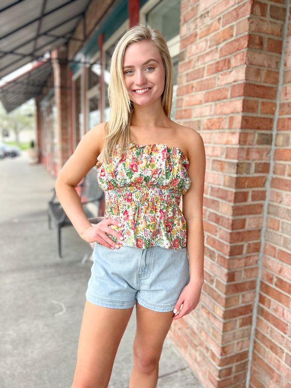 EVERY BLOOM TUBE TOP
