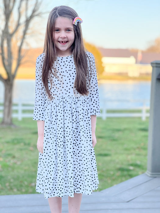 POLKA DOT TWIRL DRESS