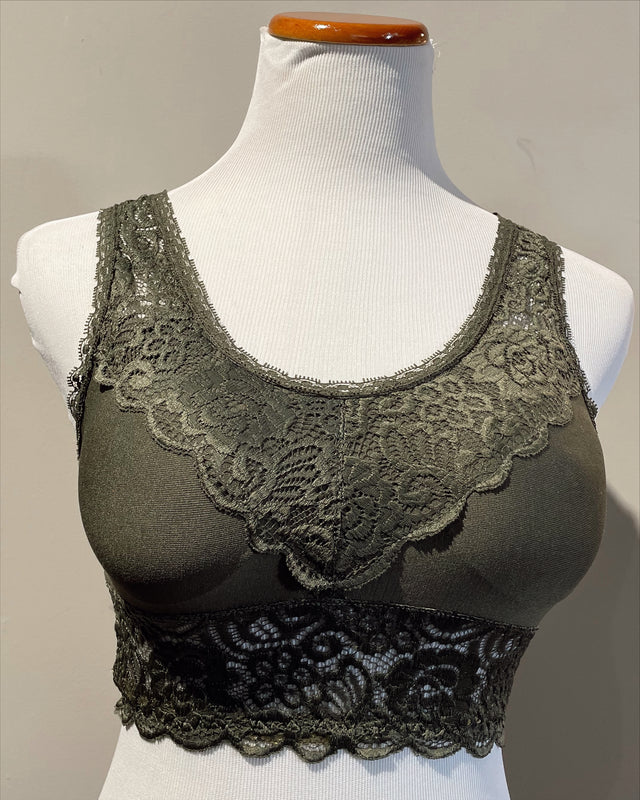 FLORAL LACE BRALETTE