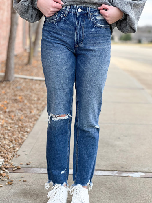 90S VINTAGE STRAIGHT JEANS