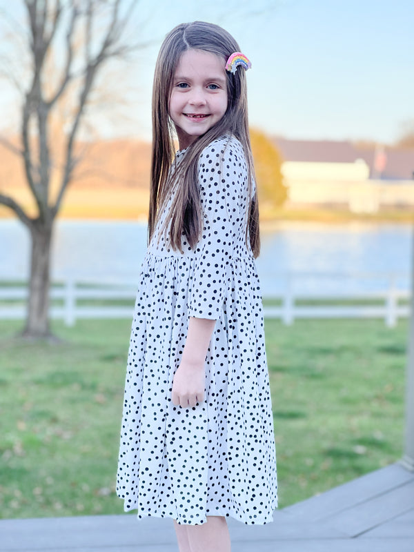 POLKA DOT TWIRL DRESS