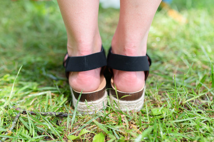 BLACK LIBERTY SANDALS